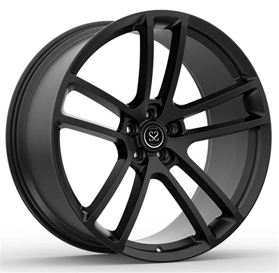 BMW Z4 20x9 og 20x11 Custom 1-delt smedede fælge Satin Sort