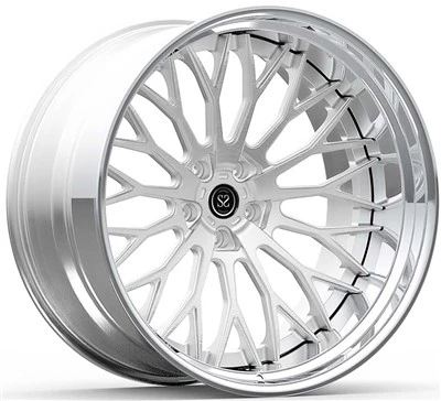 Brugerdefinerede 3-PC smedede fælge 20x9,5 og 21x12 polerede og sølv til Lamborghini Huracan