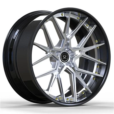 S-klasse W222 22x9.5 og 22x10.5 Custom Gloss Black 2-PC-smedede fælge