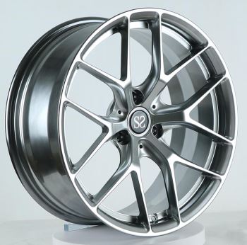 Brugerdefinerede 1-PC Hyper Silver 18 Alufælge til Smart 3x112