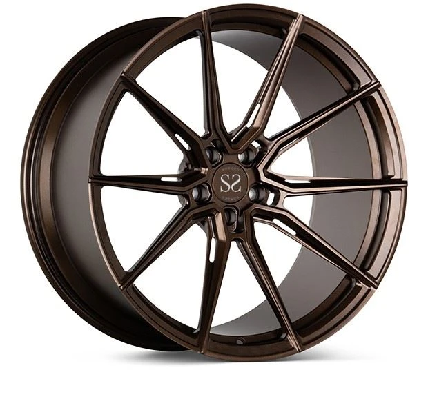 Matte Black Wheels 20 Inch Customized 2-PC Rims Wheels For Ferrari
