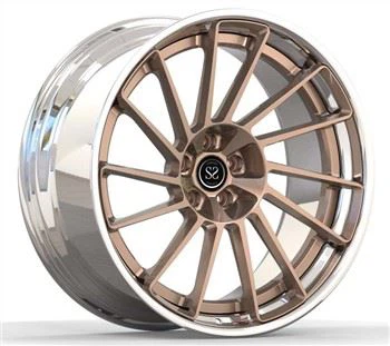 2 smedede, børstede polerede hjul til Porsche Macan Staggered 21 tommer 21x9 21x10 alu bilfælge