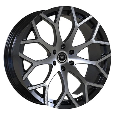 {{0}}X9.0 Black Børstet ansigt Custom Smedet Monblock Til Cadillac Srx Gmt166